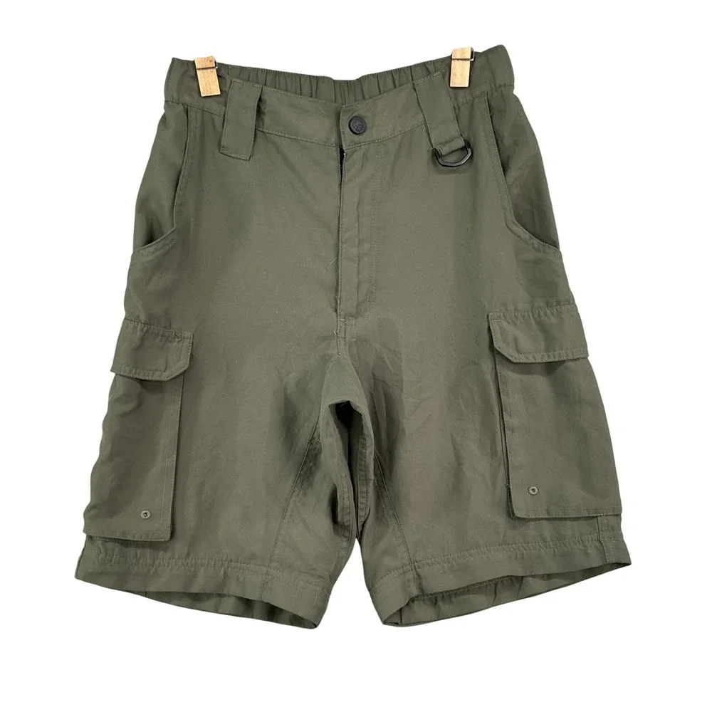 Boy Scouts of America Cargo Shorts Mens XS Green Uniform Switchbacks Relaxed Fit